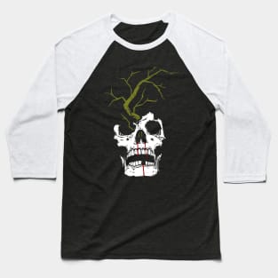 driftwood skull Baseball T-Shirt